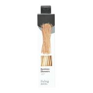 Living & Co Skewers Bamboo Brown Mid 150 Pack