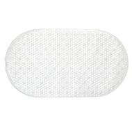 Living & Co Bath Mat PVC Oblong Clear One Size