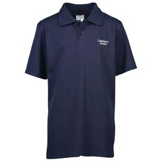 Schooltex Cashmere Senior Short Sleeve Polo with Embroidery