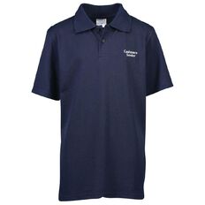 Schooltex Cashmere Senior Short Sleeve Polo with Embroidery