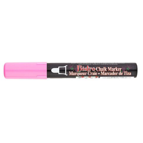 MARVY #480 Bistro Bullet Tip Chalk Marker Fluorescent Pink