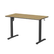 Workspace Height Adjustable Desk 1200W with Drawer Bamboo