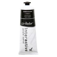 Atelier S1 Acrylic Paint Carbon Black 80ml Atelier S1 Acrylic Paint Carbon Black 80ml
