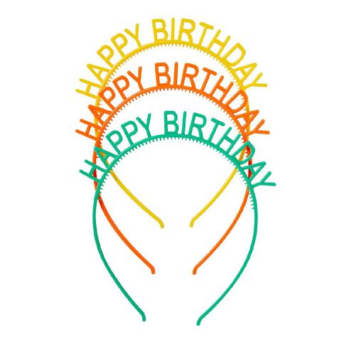 Party Inc Happy Birthday Headbands 3 Pack