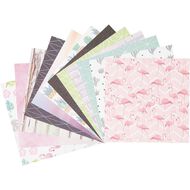 Uniti Flamingo Designer Paper 6in x 6in 24 Sheets