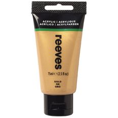 Reeves Acrylic Paint 800 75ml Gold