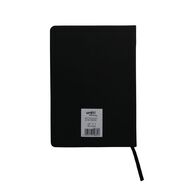 Uniti Stationery A5 Polyurethane Hard Cover Black Notebook