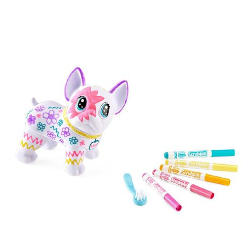 Crayola Scribble Scrubbie Poseable Jumbo Pet - Wilbur