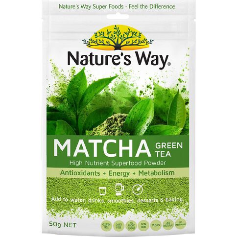 Nature's Way Superfoods Matcha Green Tea 50g