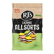 RJ's Licorice Allsorts 280g