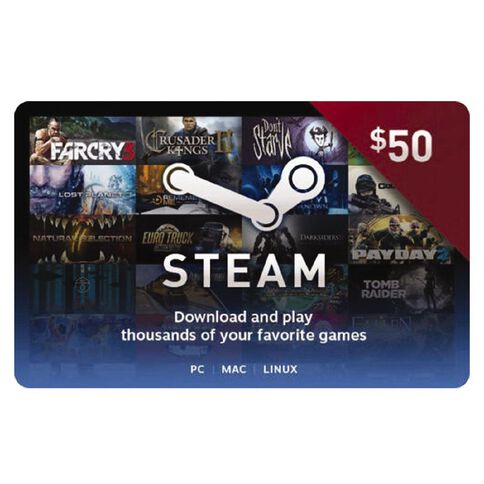 STEAM Steam Game Card $50