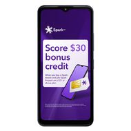 HMD 4G Key Locked with Spark + Skinny SIM Midnight Black