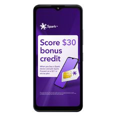 HMD 4G Key Locked with Spark + Skinny SIM Midnight Black