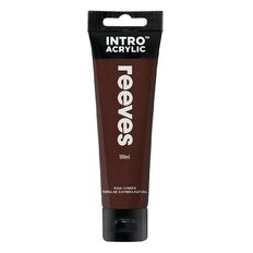 Reeves Intro Acrylic Paint Raw Umber 100ml 100ml