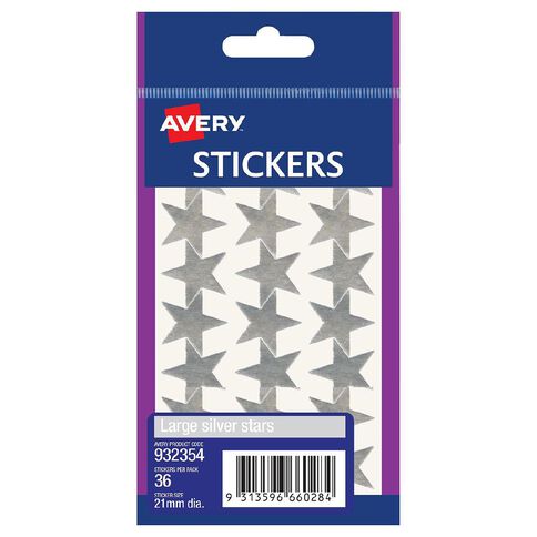 Avery Star Stickers 21mm Diameter