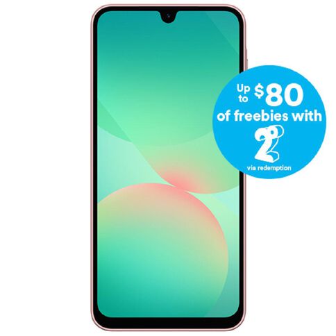 Samsung Galaxy A06 64GB with 2 Degrees Sim Black