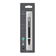 Parker IM Black Trim Ball Pen Blue Mid