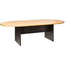 Jasper J Emerge Boardroom Table 2400 Beech/Ironstone