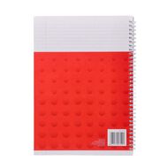 WS Spiral Writing Book 240 Page A4 Wiro Red
