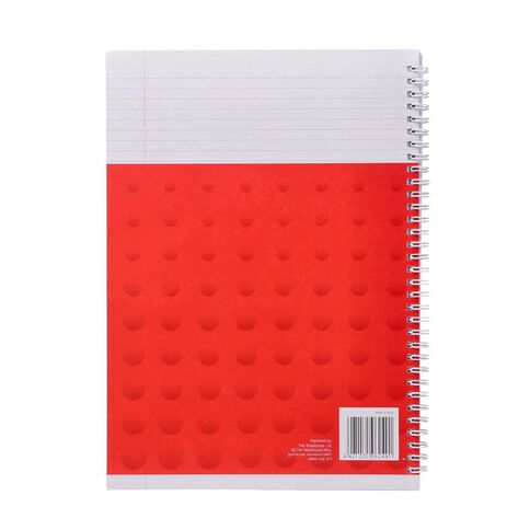WS Spiral Writing Book 240 Page A4 Wiro Red