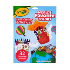Crayola World's Favourite Colours Activity Set