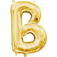 Amscan Small-Size Air Letter B Gold