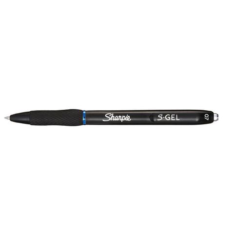 Sharpie Retractable 0.7mm Gel Pen Blue Mid 2 Pack