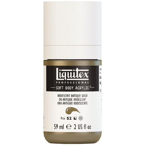 Liquitex Soft Body S2 Acrylic Paint Irid Antique Gold