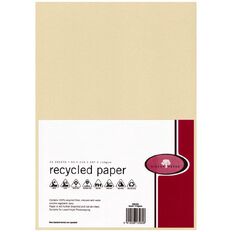 Direct Paper Recycled Paper 100gsm Beige A4 25 Pack