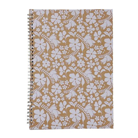 Uniti Boho Softcover Notebook Brown A4
