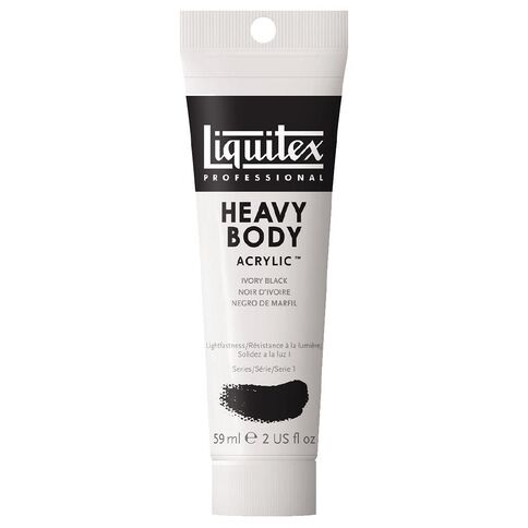 Liquitex Heavy Body Acrylic 59ml Ivory Black