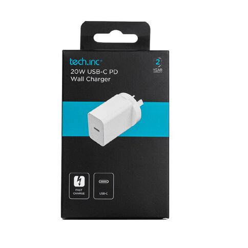 Tech.Inc USB-C 20W Wall Charger