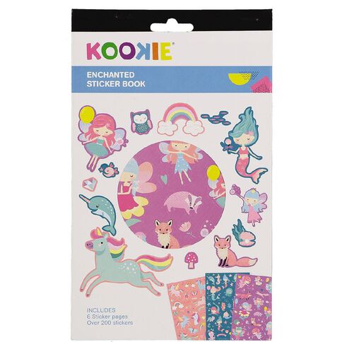 Kookie Sticker Book 6 Page Enchanted