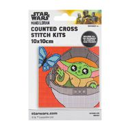 Lucas Film Counted Cross Stitch Mini 10 x 10cm Grogu