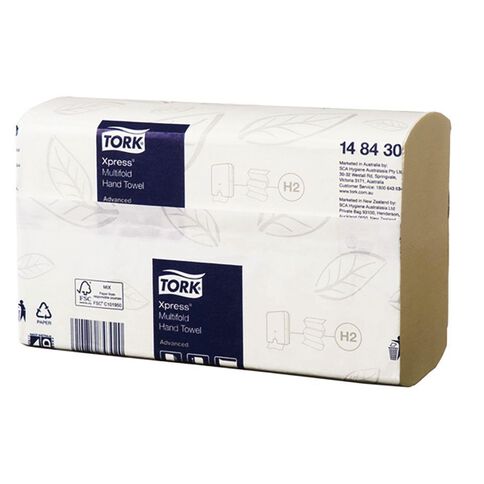 TORK Xpress Hand Towel Multifold Carrypak 185 Sheet Slimline H2