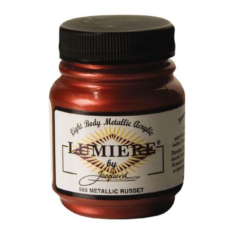 Jacquard Lumiere Acrylic Paint Metallic Russet 66.54ml