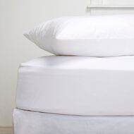 Living & Co Hotel Collection Mattress Protector Tencel White
