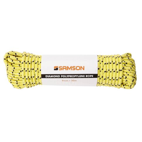 Mako Diamond Braided Poly Rope 9mm x 30m Assorted