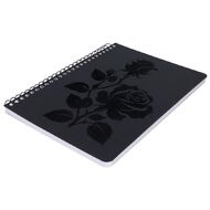 Uniti Stationery Rose A5 Notebook Black