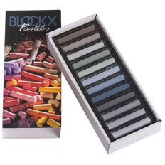BLOCKX Soft Pastel 12 Set Grey Assorted