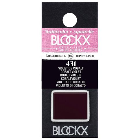 BLOCKX Watercolour Half Pan S4 431 Cobalt Violet