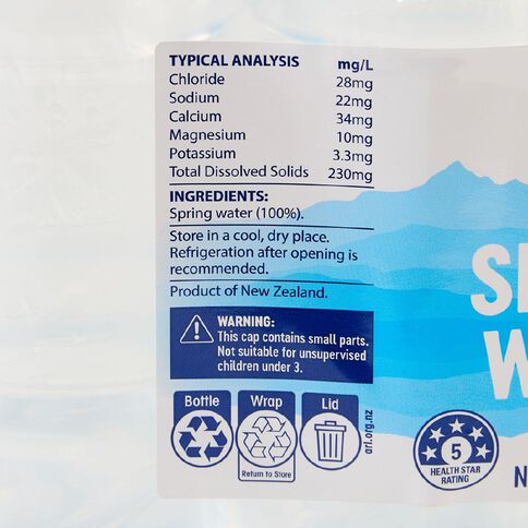 Market Kitchen Still Spring Water 24 Pack 500ml
