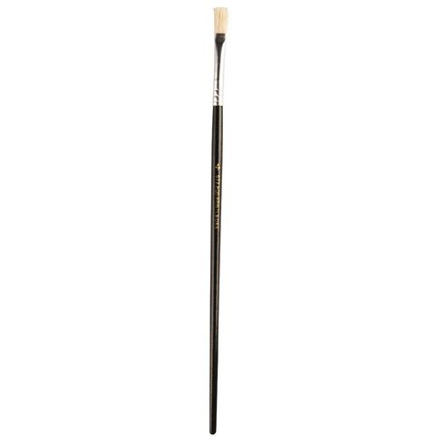 4 Hog Bristle Flat Brush Beige