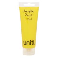 Uniti Acrylic Paint Tube Yellow Mid Yellow Mid 125ml