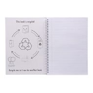 WS Spiral Writing Book 240 Page A4 Wiro Red Mid
