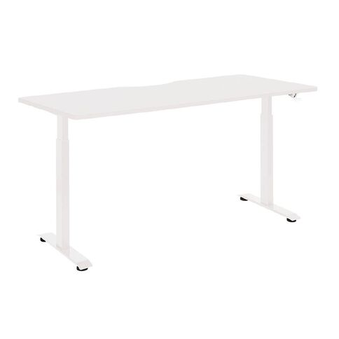 Jasper J Emerge Pneumatic Height Adjustable Desk 1800 White