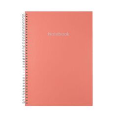 Uniti Colour Pop Hardcover Spiral Notebook Orange Mid A4