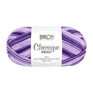 Birch Classique Yarn Prints 100% Premium Acrylic 100G 8Ply Mauve