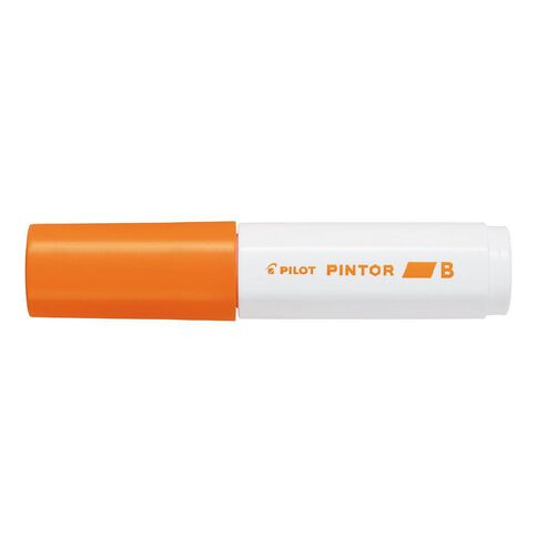 Pilot Pintor Marker Chisel Broad 8.0mm Tip Orange