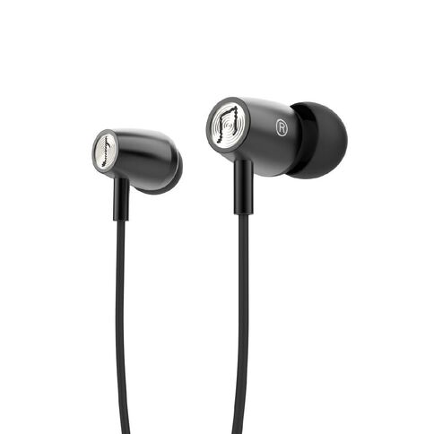 Veon In Ear USB-C Earphones with Microphone VNA06BLK Black